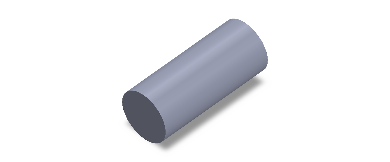 Perfil de Silicona CS6042,5 - formato tipo Cordón - forma de tubo