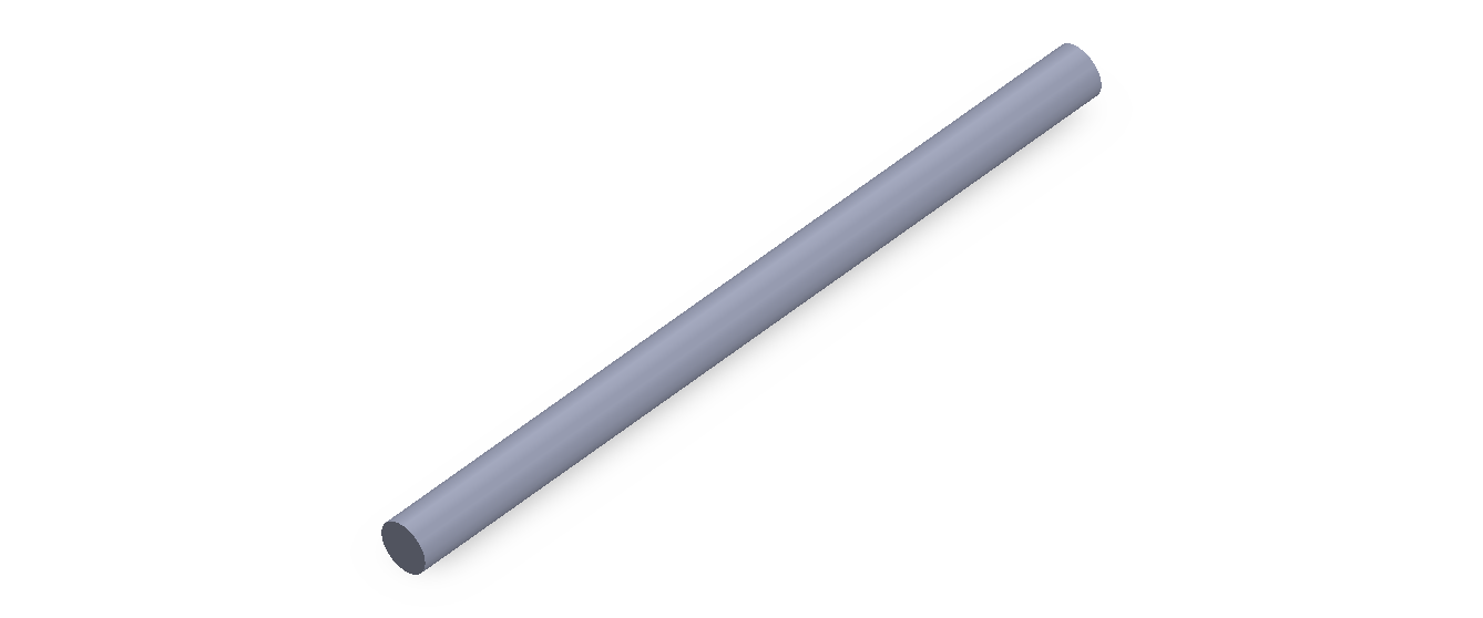Perfil de Silicona CS7006,5 - formato tipo Cordón - forma de tubo