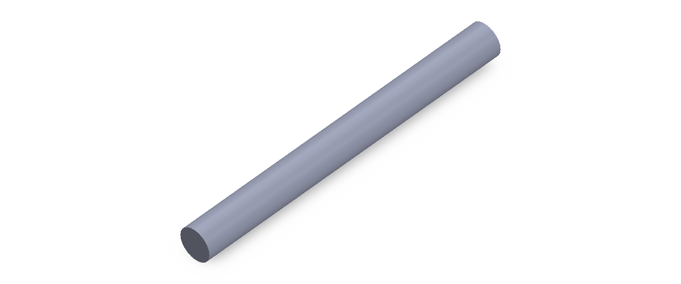 Perfil de Silicona CS7010 - formato tipo Cordón - forma de tubo