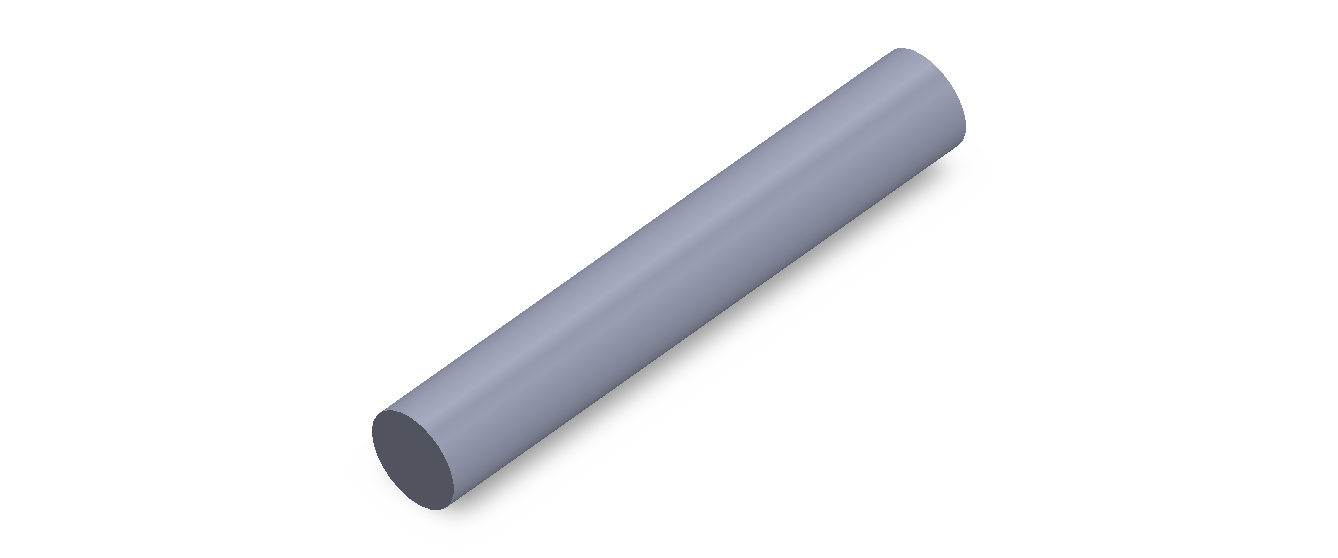 Perfil de Silicona CS7016 - formato tipo Cordón - forma de tubo