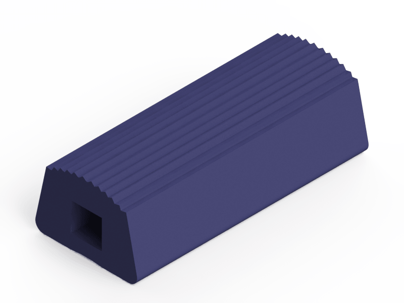 Perfil de Silicona P001 - formato tipo D - forma irregular