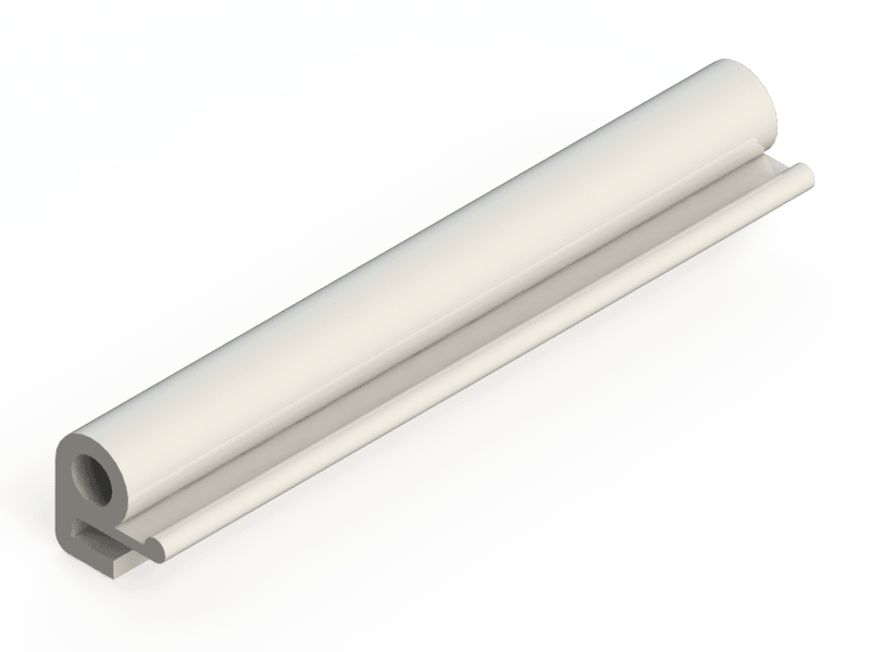 Perfil de Silicona P103B - formato tipo e - forma irregular