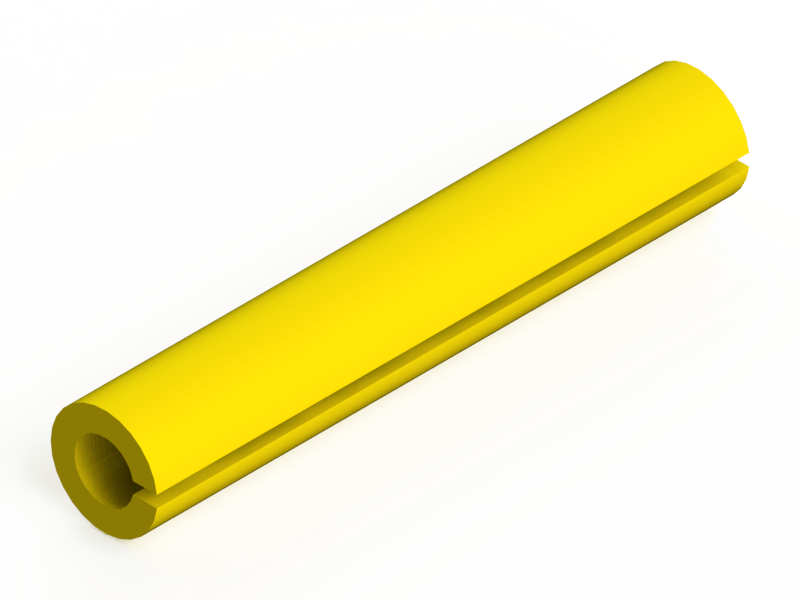 Perfil de Silicona P118B - formato tipo Tubo - forma irregular
