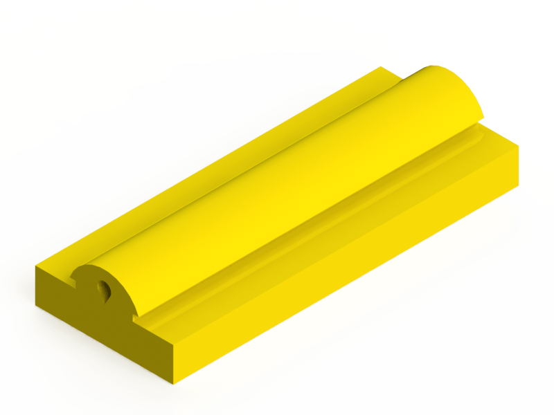 Perfil de Silicona P12AA - formato tipo Lampara - forma irregular