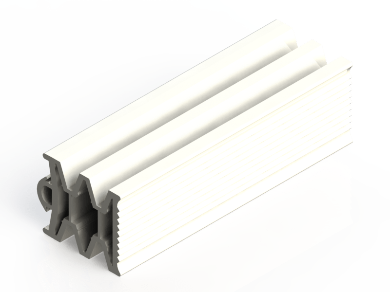 Perfil de Silicona P1433J - formato tipo Fuelle - forma irregular