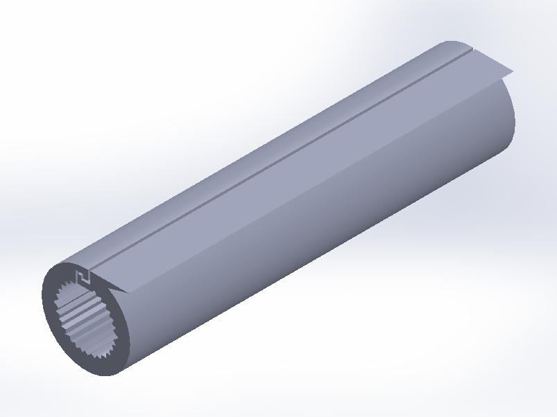 Perfil de Silicona P1529 - formato tipo Tubo - forma irregular