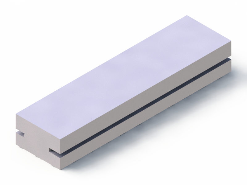 Perfil de Silicona P1539A - formato tipo Lampara - forma irregular