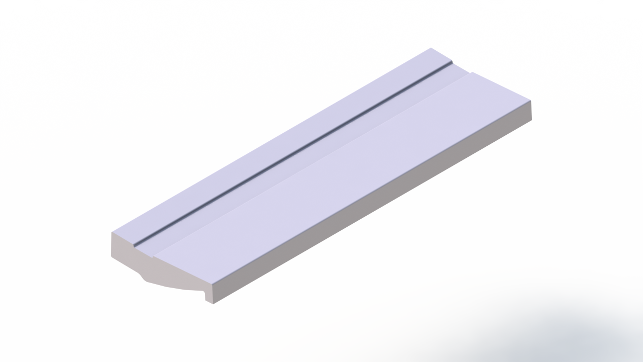 Perfil de Silicona P1612BJ - formato tipo Autoclave - forma irregular