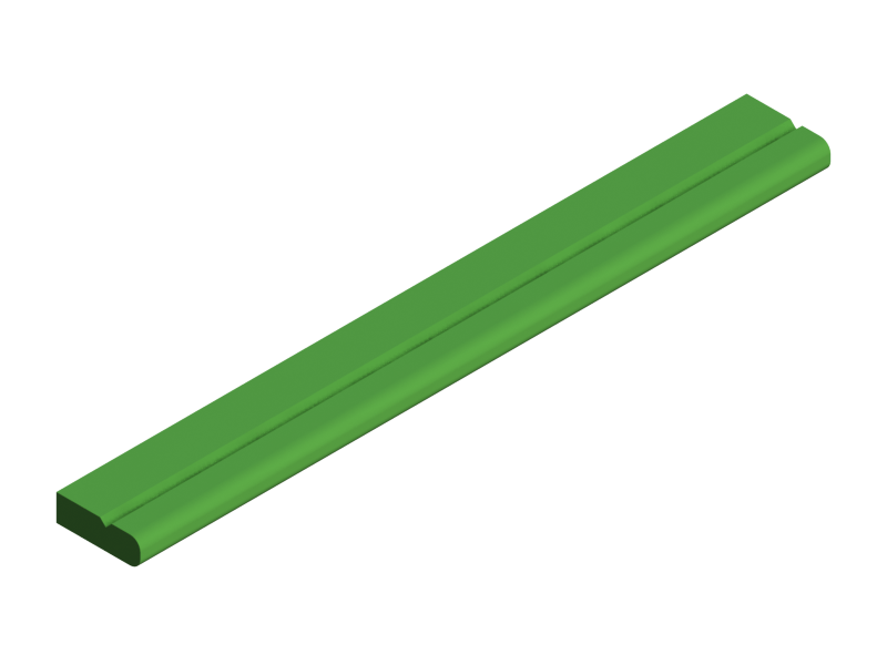 Perfil de Silicona P1759AA - formato tipo Perfil plano de Silicona - forma irregular