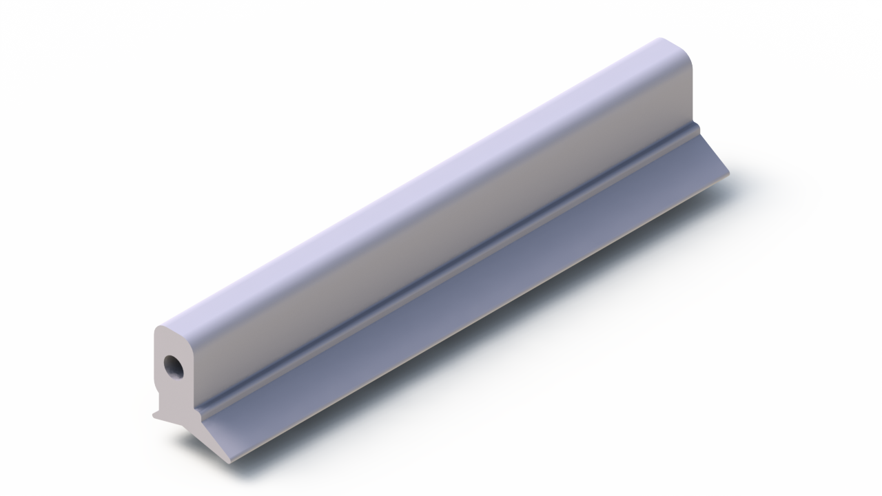 Perfil de Silicona P1904IL - formato tipo Tubo - forma irregular