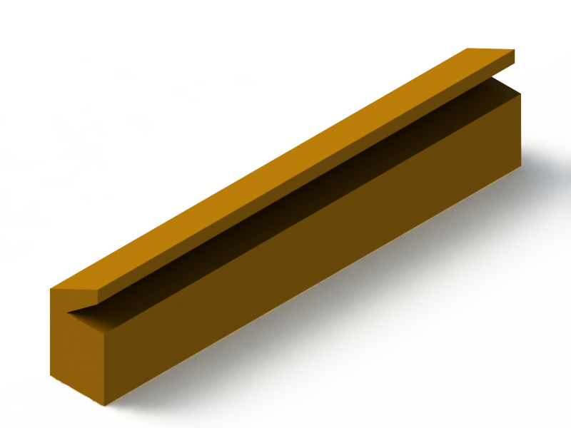 Perfil de Silicona P20690A - formato tipo Labiado - forma irregular