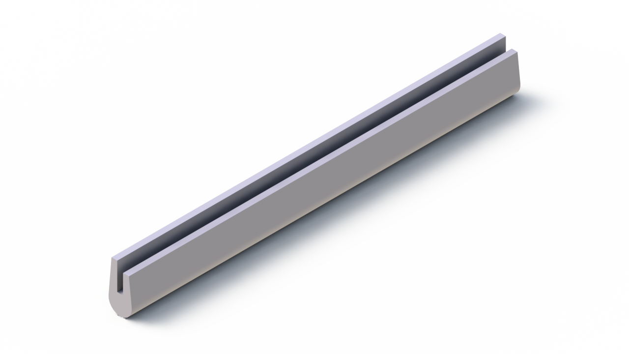 Perfil de Silicona P2090I - formato tipo Tubo - forma irregular