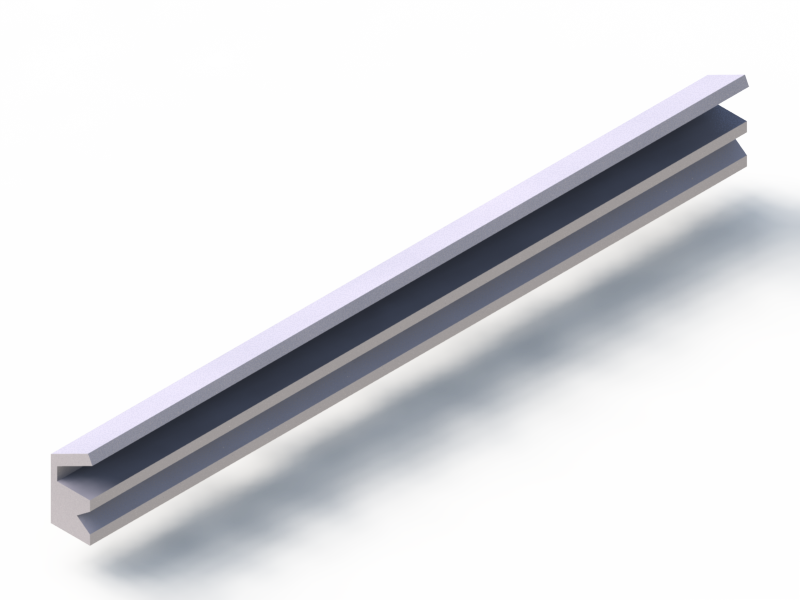 Perfil de Silicona P227B - formato tipo Labiado - forma irregular