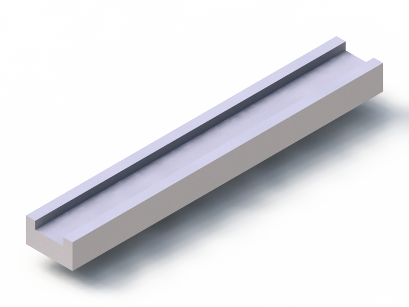 Perfil de Silicona P2379E - formato tipo Cuernos - forma irregular