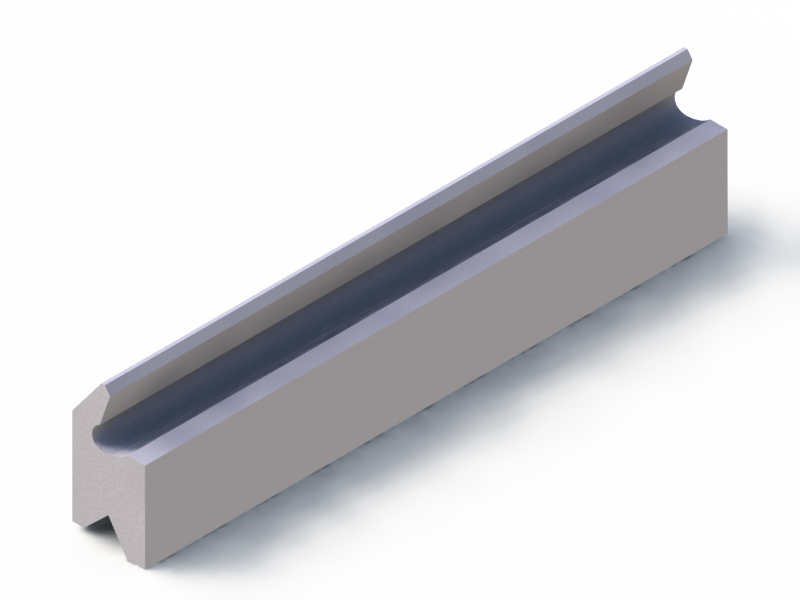 Perfil de Silicona P2448M - formato tipo Labiado - forma irregular