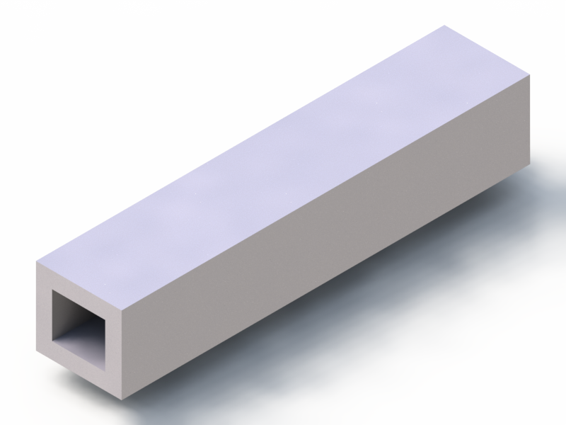 Perfil de Silicona P2565AG - formato tipo Cuadrado - forma regular
