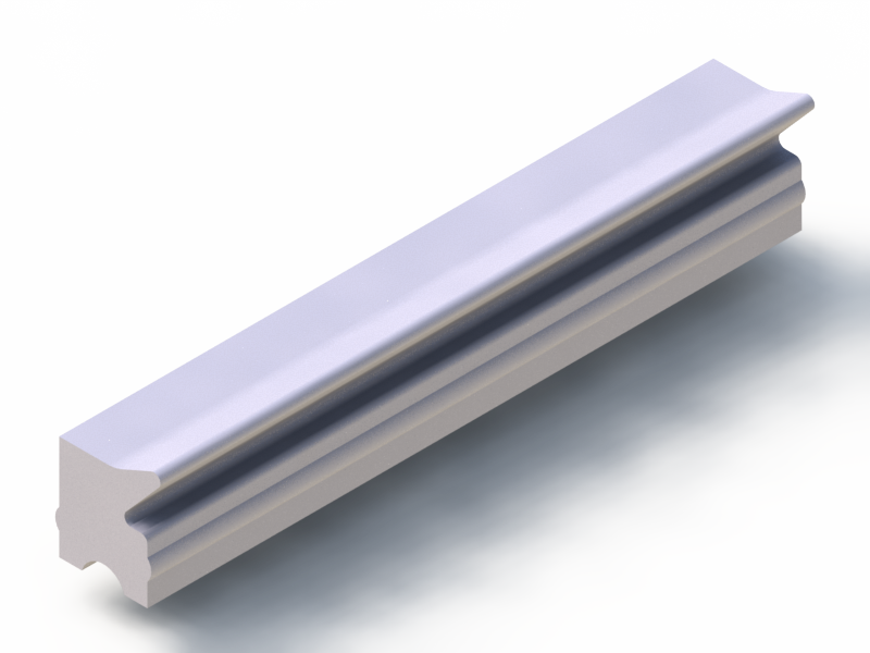 Perfil de Silicona P2688AK - formato tipo Labiado - forma irregular