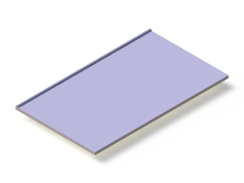 Perfil de Silicona P2689 - formato tipo Perfil plano de Silicona - forma irregular
