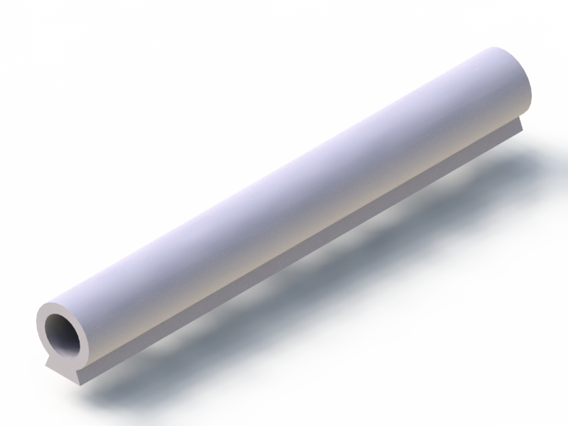 Perfil de Silicona P2851GI - formato tipo Lampara - forma irregular