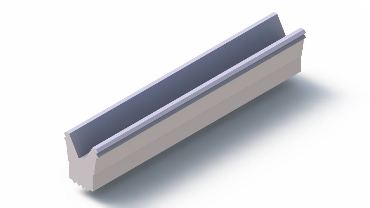 Perfil de Silicona P2851LU - formato tipo Cuernos - forma irregular