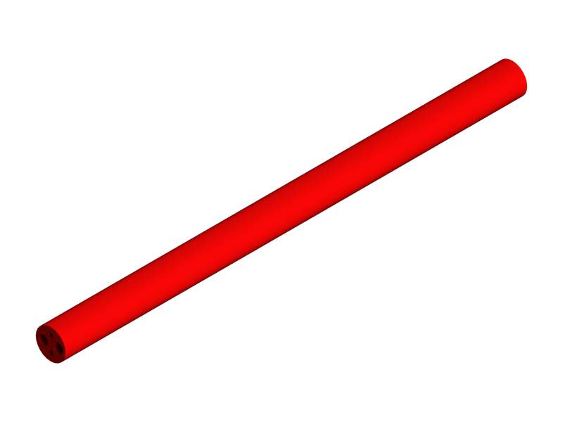 Perfil de Silicona P2896 - formato tipo Tubo - forma irregular