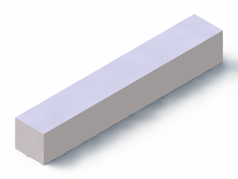 Perfil de Silicona P300160150 - formato tipo Rectangulo - forma regular