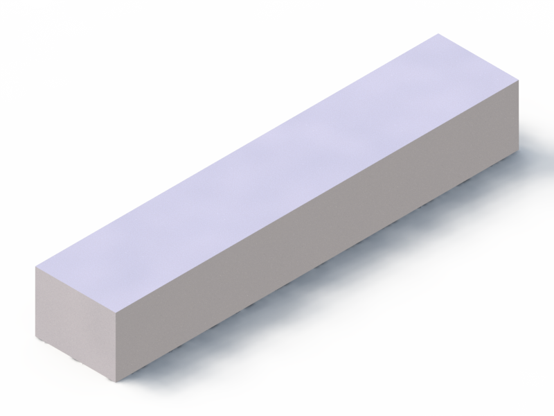 Perfil de Silicona P300200150 - formato tipo Rectangulo - forma regular