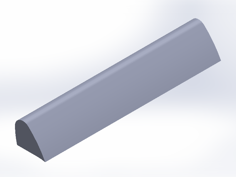 Perfil de Silicona P335C - formato tipo D - forma irregular