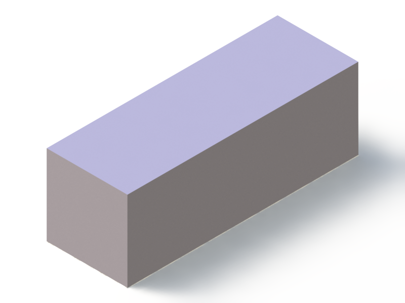 Perfil de Silicona P403535 - formato tipo Cuadrado - forma regular