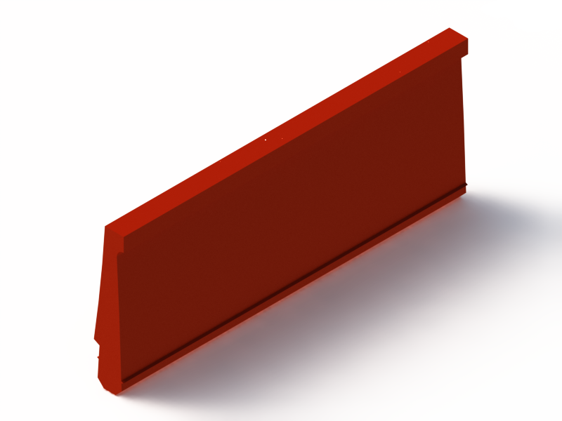 Perfil de Silicona P40965J - formato tipo Autoclave - forma irregular