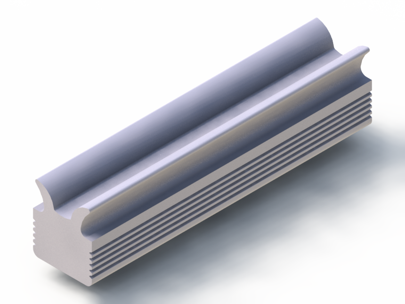 Perfil de Silicona P419I - formato tipo Cuernos - forma irregular