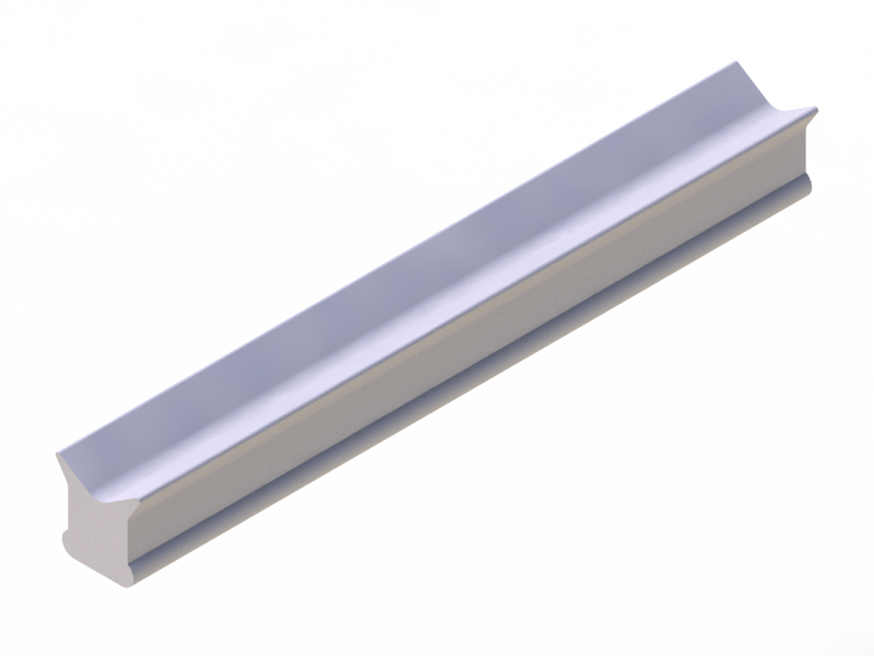Perfil de Silicona P419K - formato tipo Cuernos - forma irregular