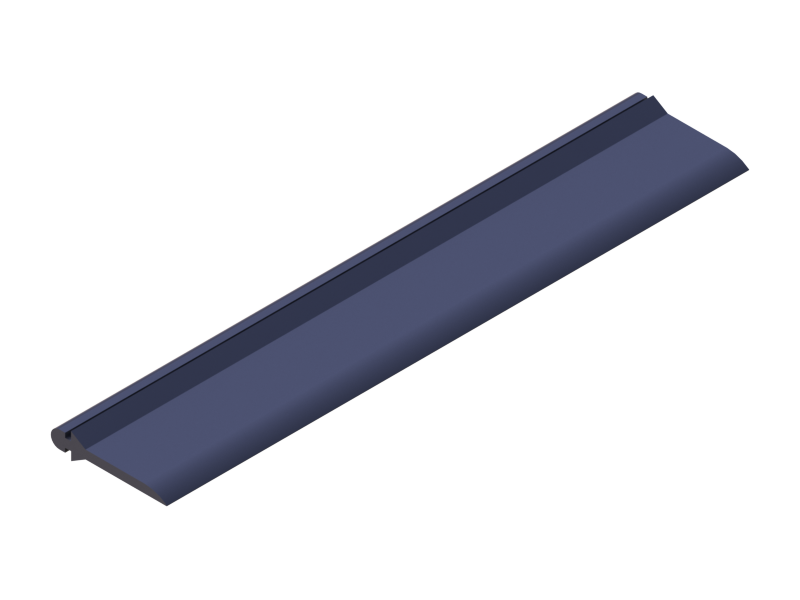Perfil de Silicona P459-13 - formato tipo Perfil plano de Silicona - forma irregular