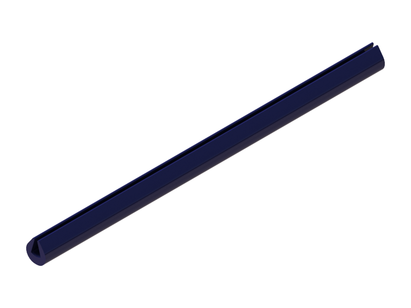 Perfil de Silicona P468A - formato tipo U - forma irregular
