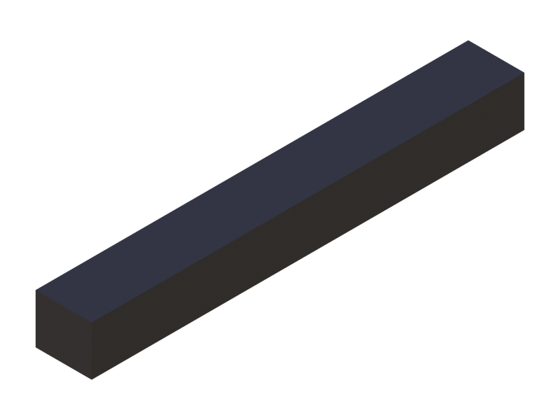 Perfil de Silicona P501311,5 - formato tipo Rectangulo - forma regular