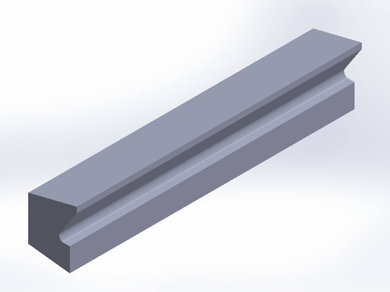 Perfil de Silicona P566Q - formato tipo Labiado - forma irregular