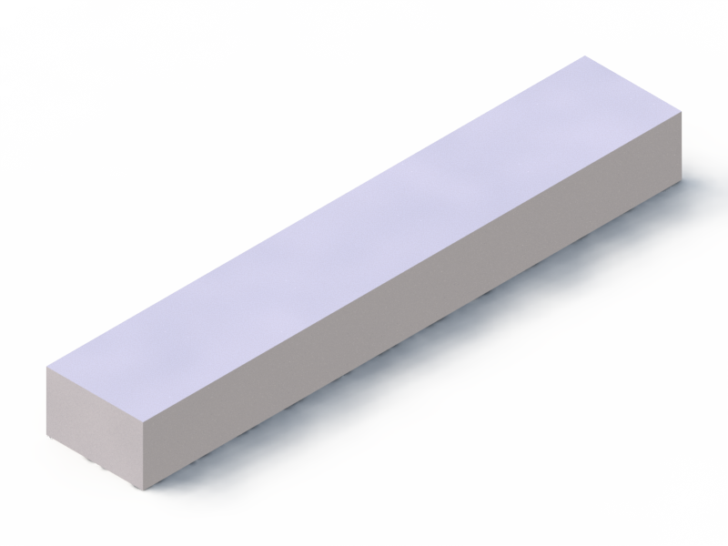 Perfil de Silicona P600180110 - formato tipo Rectangulo - forma regular