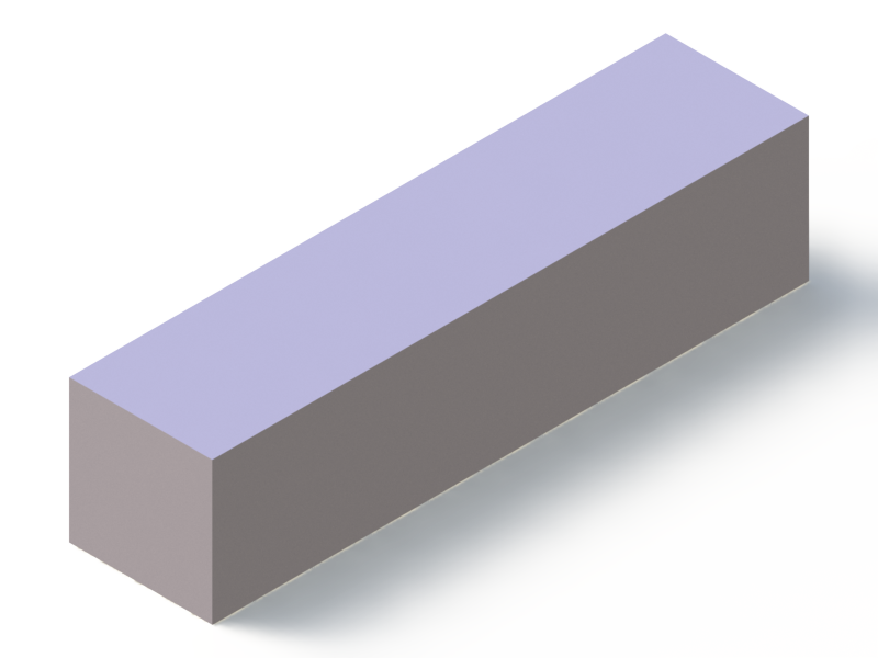 Perfil de Silicona P600240240 - formato tipo Cuadrado - forma regular