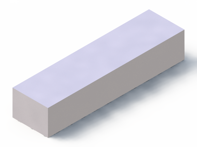 Perfil de Silicona P600260190 - formato tipo Rectangulo - forma regular
