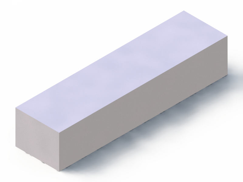Perfil de Silicona P600260200 - formato tipo Rectangulo - forma regular