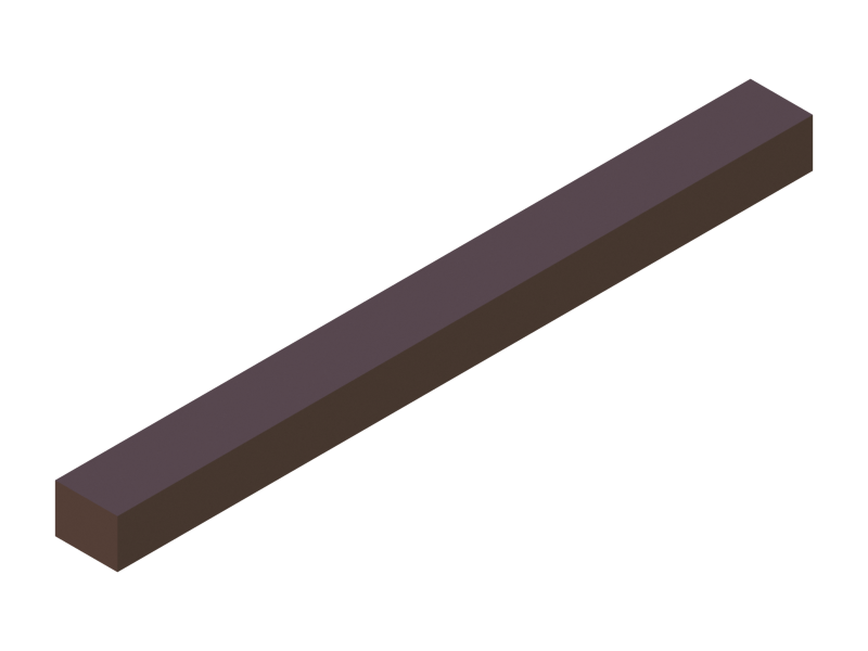 Perfil de Silicona P600907 - formato tipo Rectangulo - forma regular