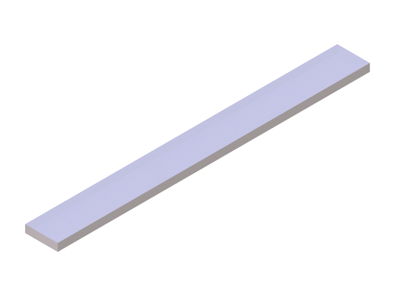 Perfil de Silicona P6010,502,5 - formato tipo Rectangulo - forma regular