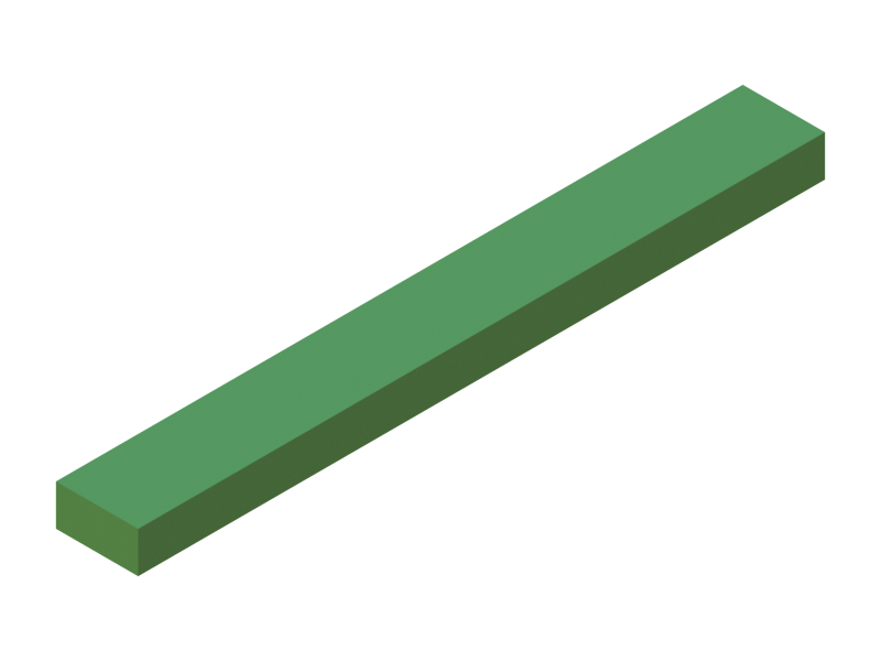 Perfil de Silicona P601206 - formato tipo Rectangulo - forma regular