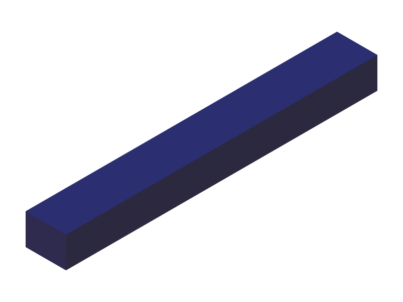 Perfil de Silicona P601310 - formato tipo Rectangulo - forma regular