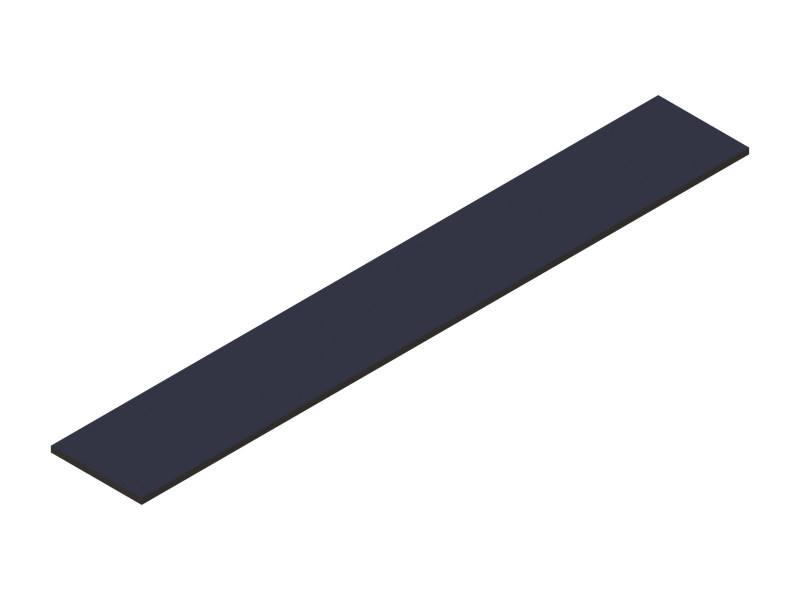Perfil de Silicona P601501 - formato tipo Rectangulo - forma regular