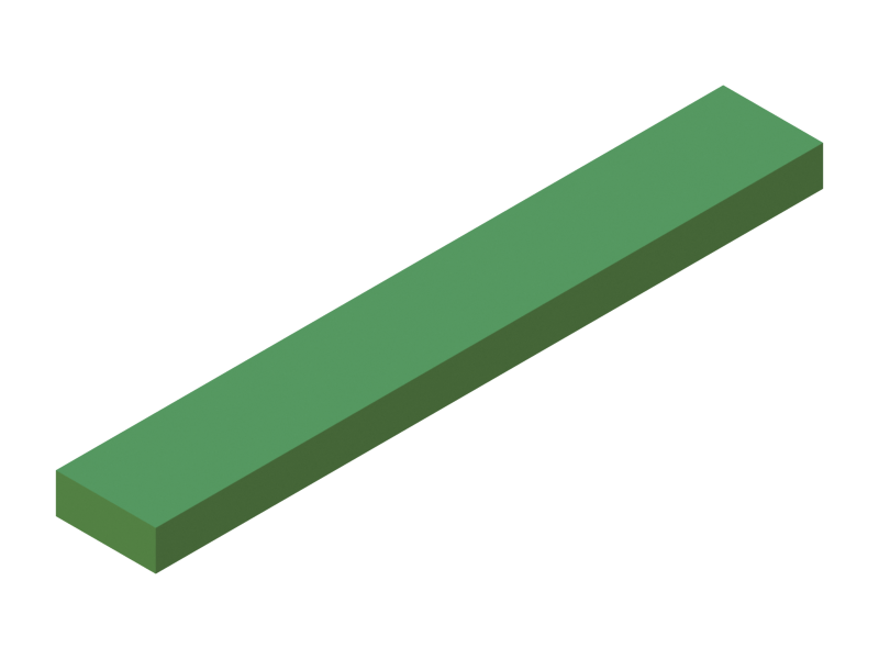 Perfil de Silicona P601506 - formato tipo Rectangulo - forma regular