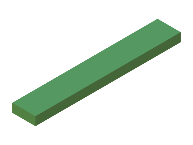 Perfil de Silicona P601606 - formato tipo Rectangulo - forma regular