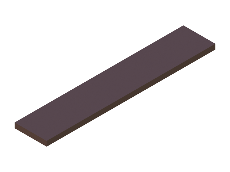 Perfil de Silicona P601903 - formato tipo Rectangulo - forma regular
