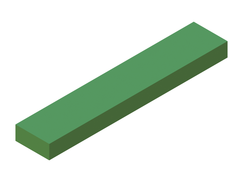 Perfil de Silicona P601908 - formato tipo Rectangulo - forma regular