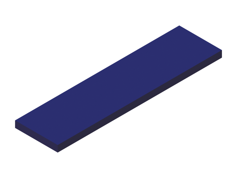 Perfil de Silicona P602604 - formato tipo Rectangulo - forma regular